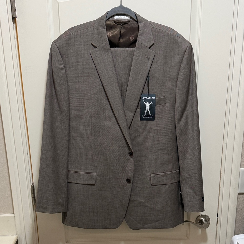 NWT Ralph Lauren Men's Tan Suit